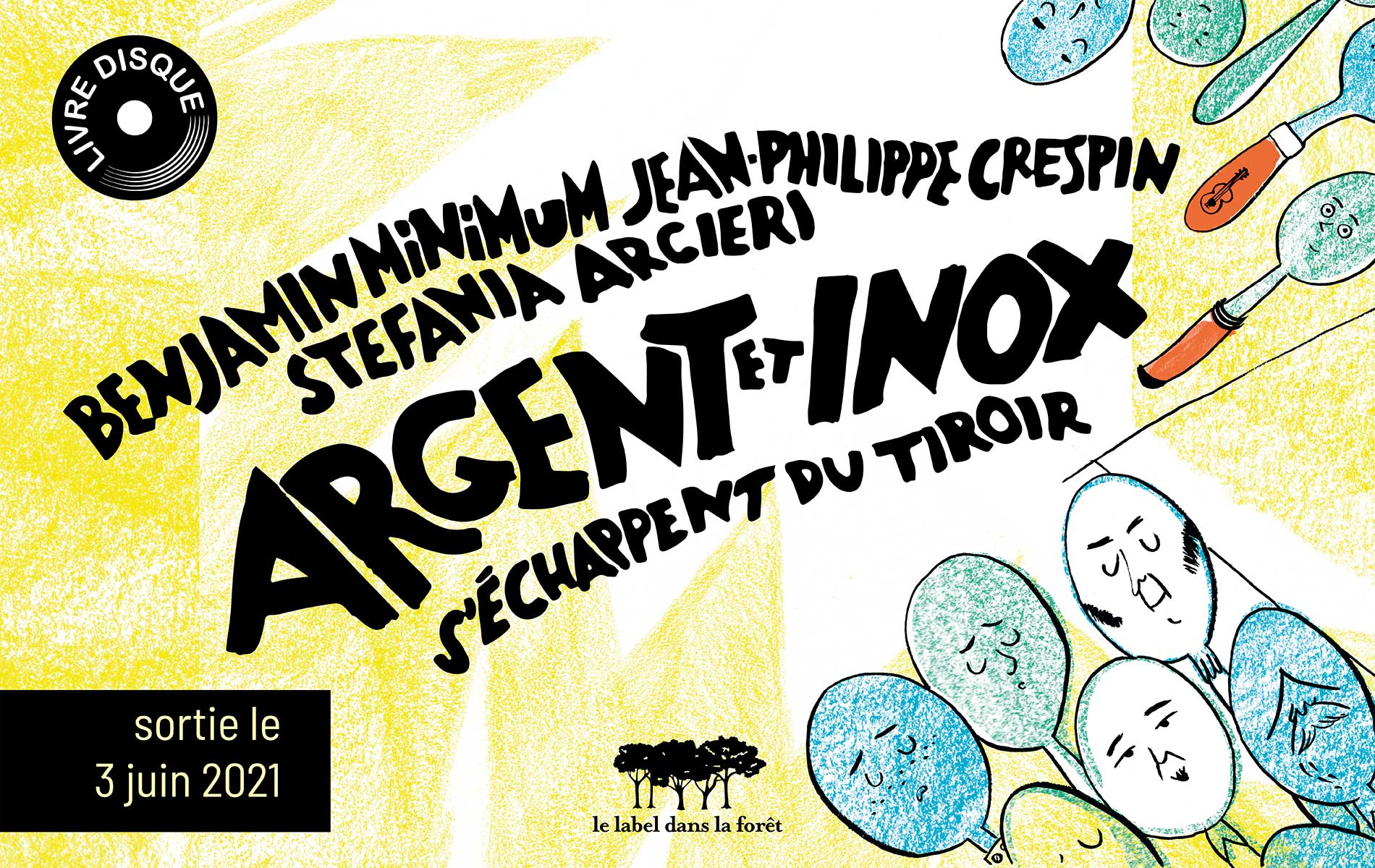 Le label dans la foret - Argent et Inox - Slider